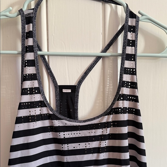 Lululemon Striped Black and White Women's Tank Top - Picture 5 of 5